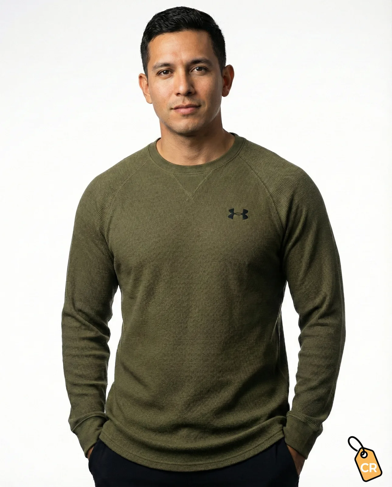 UNDER ARMOUR - Camiseta Waffle Crew — imagen 1