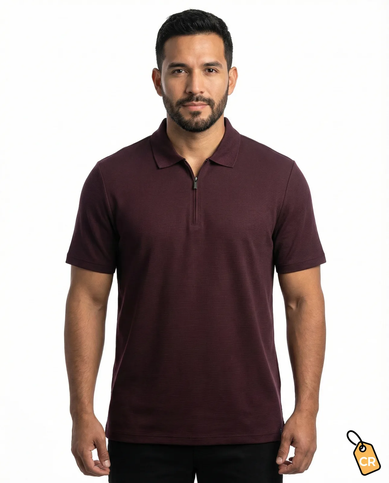 PERRY ELLIS - Polo Quarter-Zip — imagen 1
