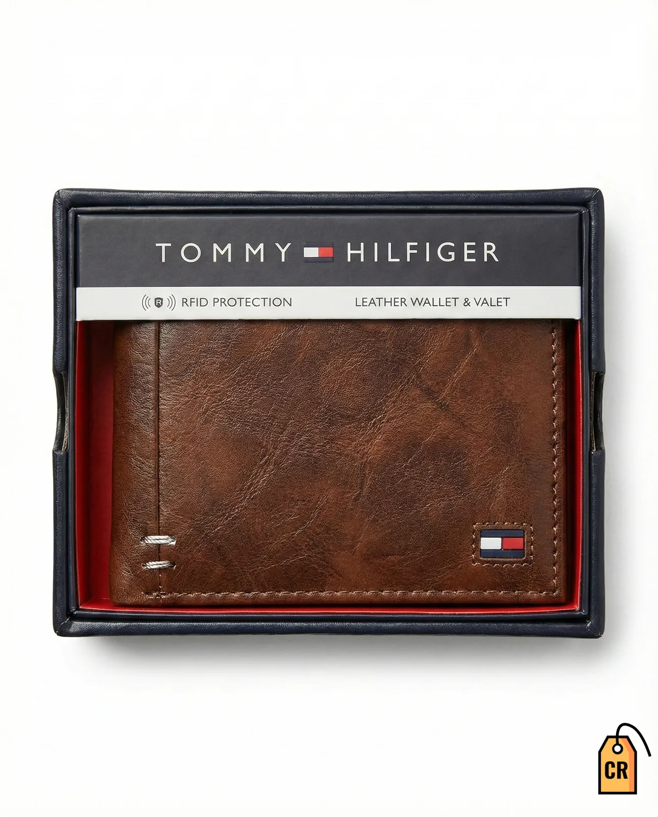 TOMMY HILFIGER - Leather Wallet Protección RFID — imagen 1
