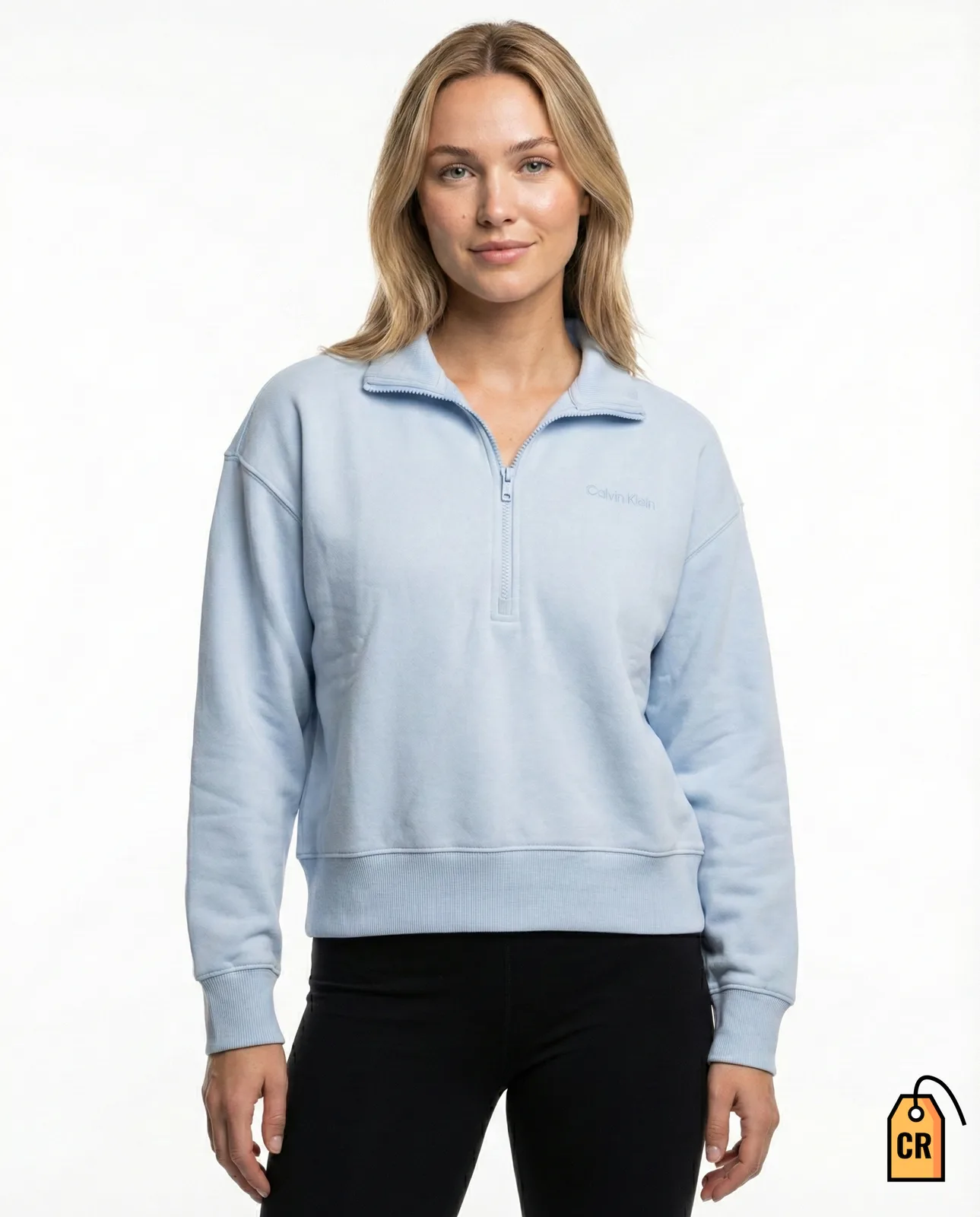 CALVIN KLEIN - Quarter-Zip Sweatshirt — imagen 1