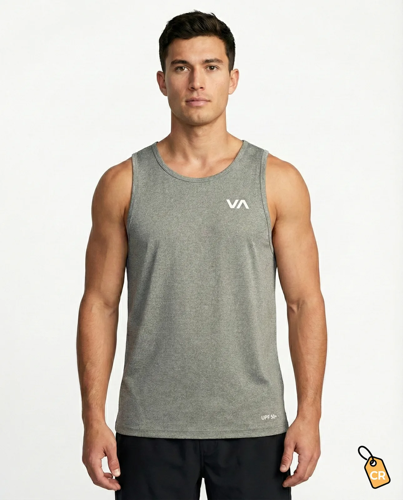 RVCA - Robey Tank Top Heather Grey — imagen 1