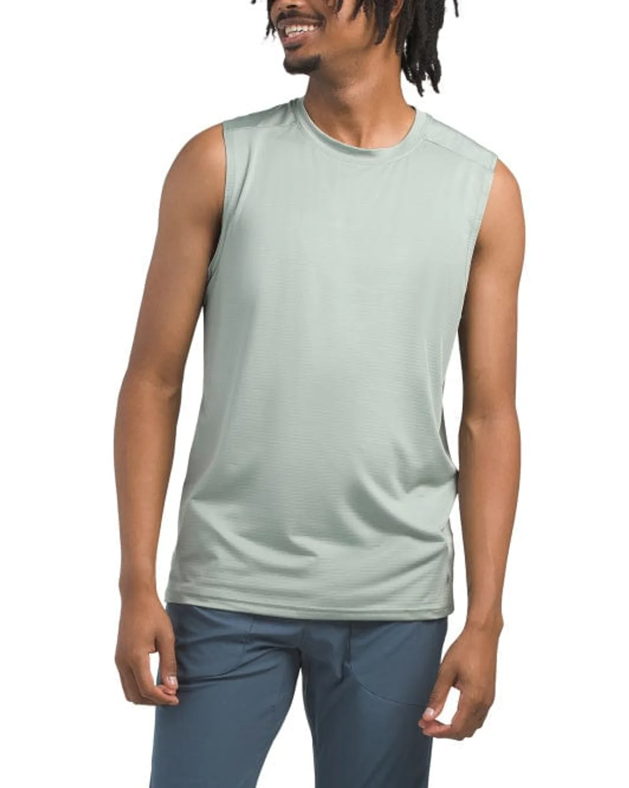 SPYDER - Jacquard Mesh Muscle Tank Top — imagen 1