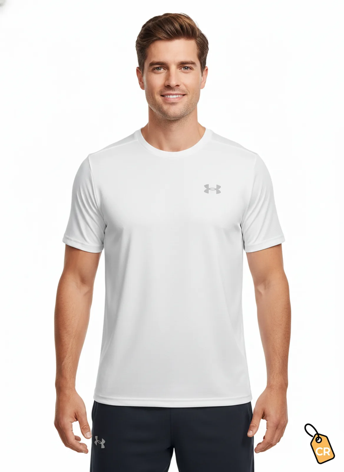 UNDER ARMOUR - Velocity 2.0 SS Tee White — imagen 1